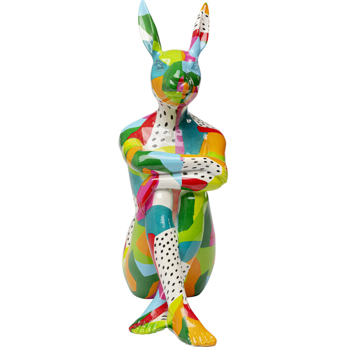 [57784] Deco Figurine Rabbit Gillie Abstract