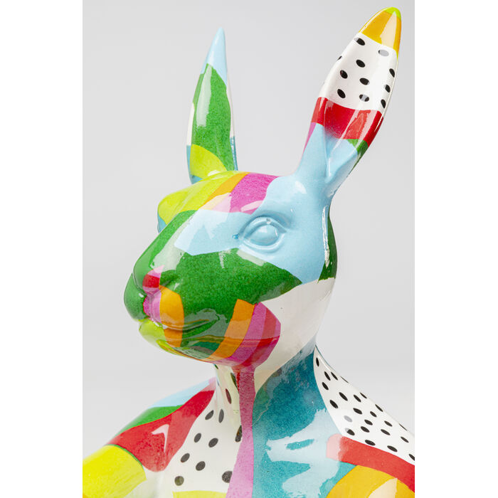 [57784] Deco Figurine Rabbit Gillie Abstract - 3