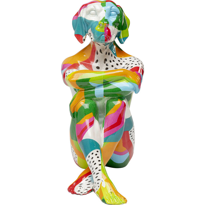 [57785] Deco Figurine Dog Gillie Abstract