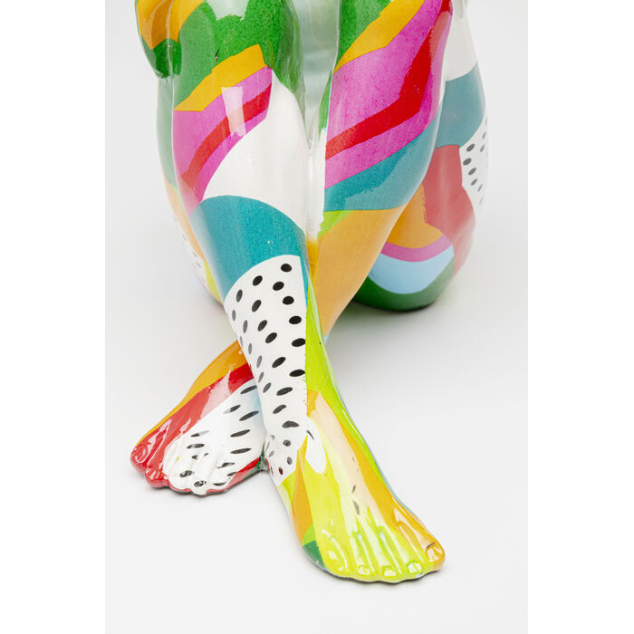 [57785] Deco Figurine Dog Gillie Abstract - 4