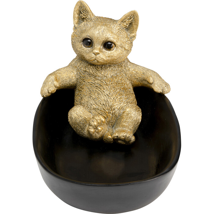 [57787] Deco Bowl Bathing Cat 20cm