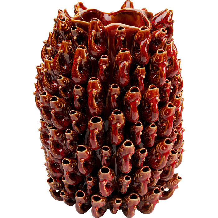 [57806] Vase Poisson Rouge 47cm