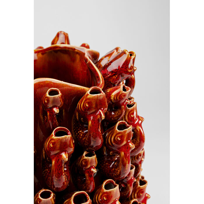 [57806] Vase Poisson Rouge 47cm - 3