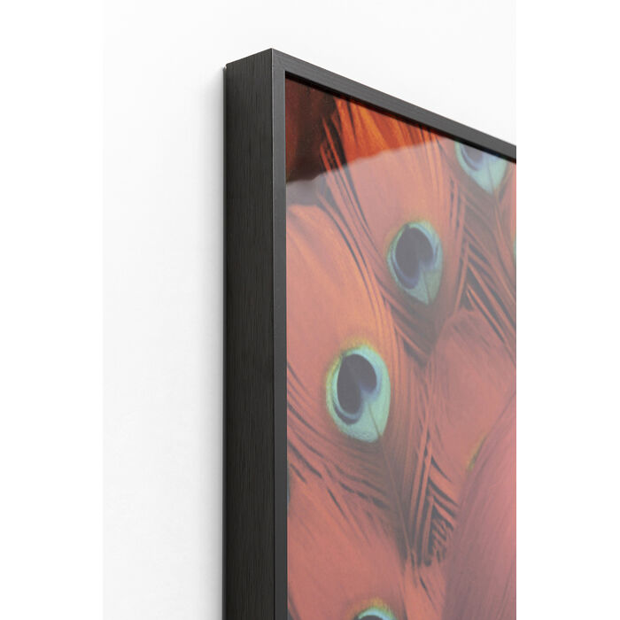 [57829] Cuadro enmarcado LED Fancy Red Lady 55x75cm - 3
