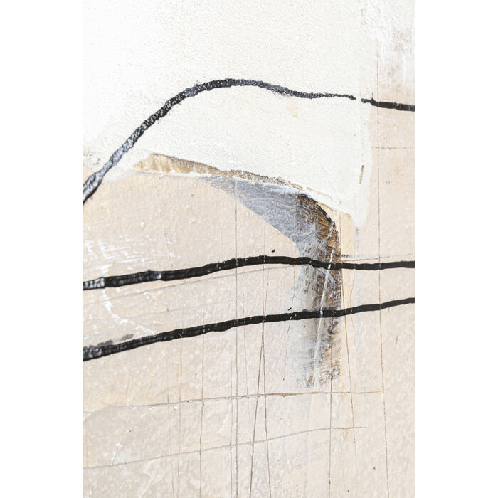 [57843] Tableau encadré Dust gris 55x75cm - 4
