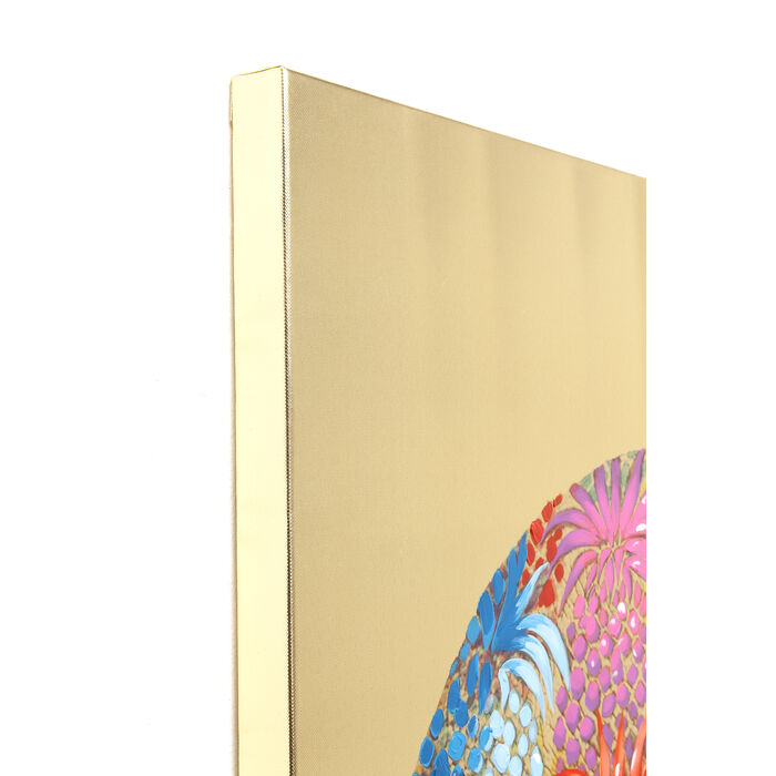 [57867] Tableau sur toile Flower Elefant 50x40cm - 4