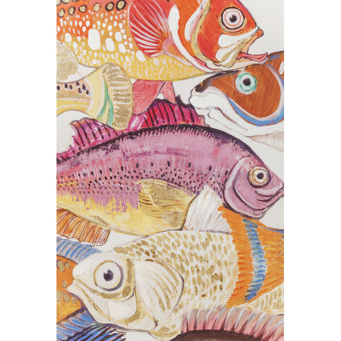 [57869] Tableau encadré Fish Meeting (2/Set) - 3
