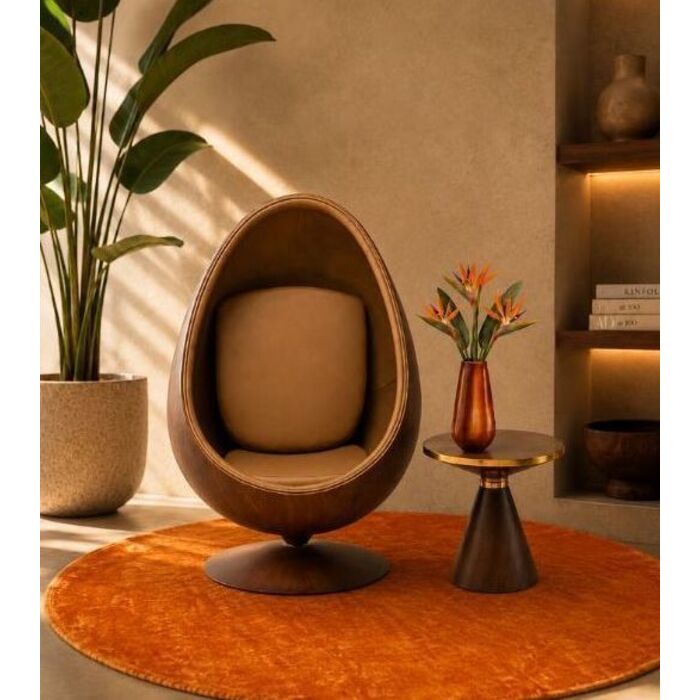 Carpet Cosy Orange Ø200cm