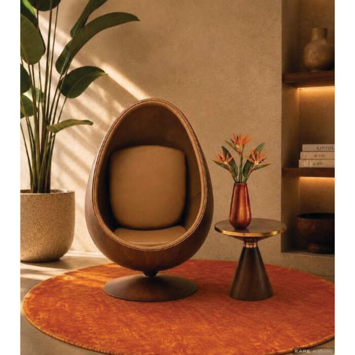 [57928] Tepih Cosy Orange Ø200cm - 1