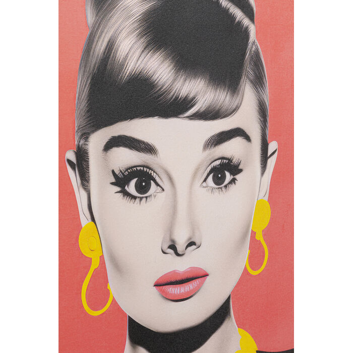 [57987] Tableau encadré Diva Brunette 60x60cm - 4