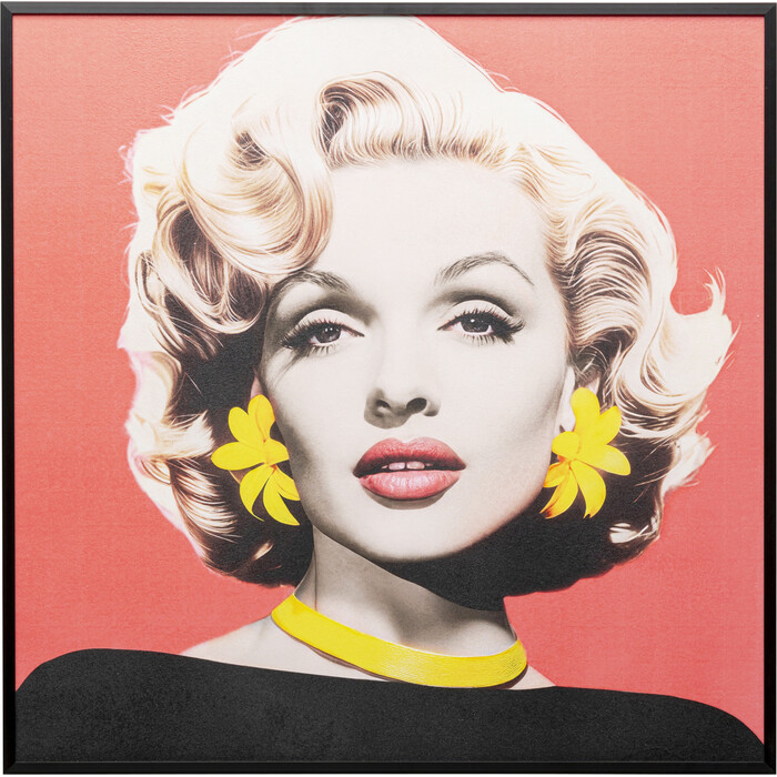 [57988] Tableau encadré Diva Blonde 60x60cm