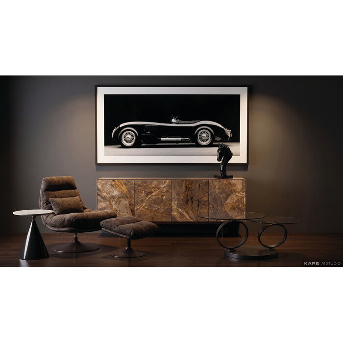 [57994] Framed Picture Old Racing Car 205x105cm - 2
