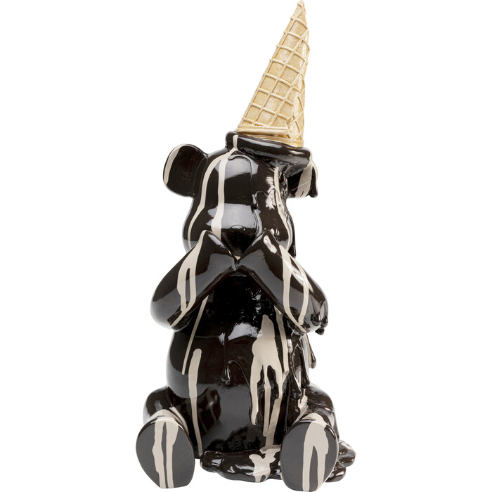 [58004] Figurinë Dekorative Ari Gelato Ulur i Zi 37cm