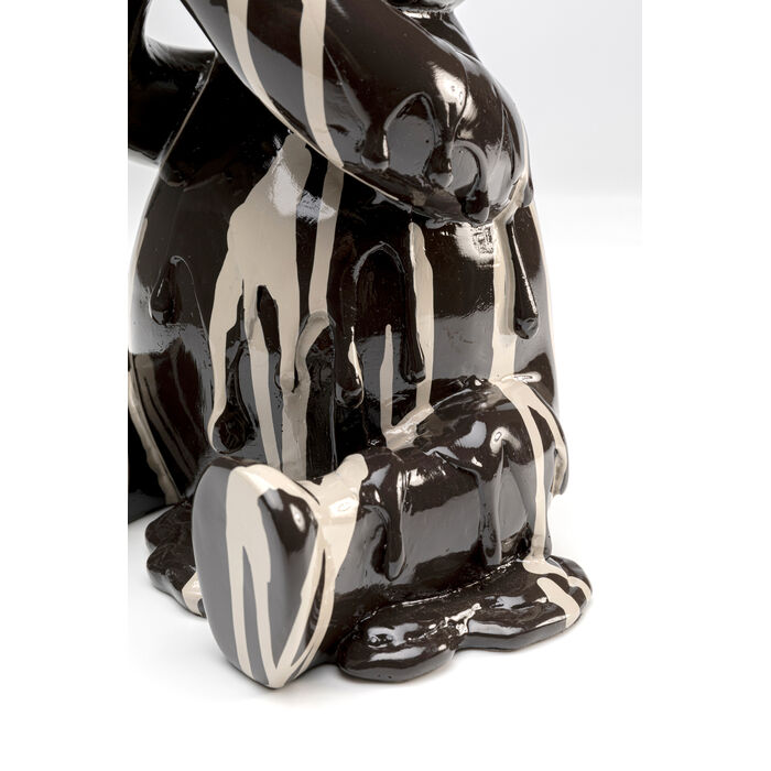 [58004] Figurinë Dekorative Ari Gelato Ulur i Zi 37cm - 4