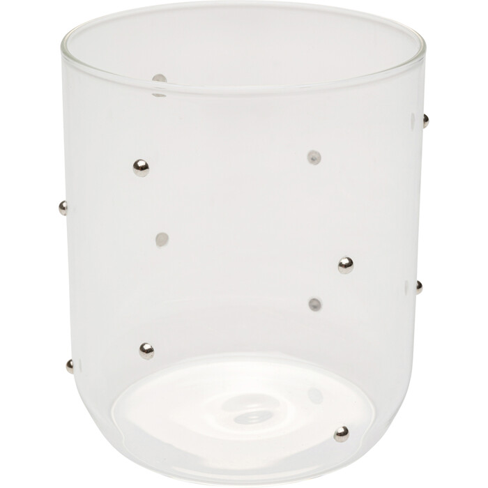 [58020] Verre à eau Glam Dots Silver 9cm