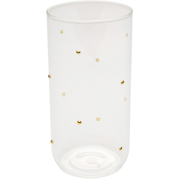 [58025] Verre à eau Glam Dots Gold 14cm