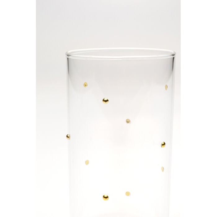 [58025] Verre à eau Glam Dots Gold 14cm - 4