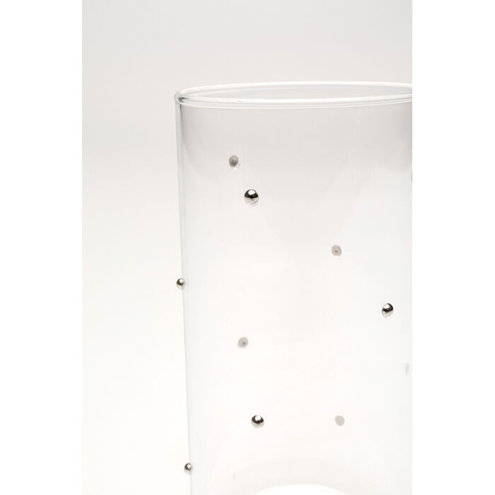 [58026] Verre à eau Glam Dots Silver 14cm - 3