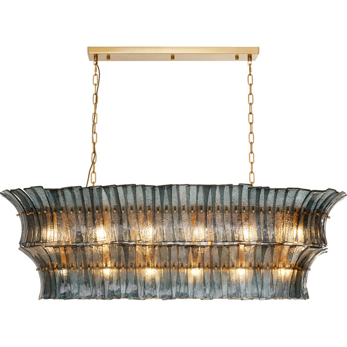 [58056] Pendant Lamp Venezia Blue 130cm