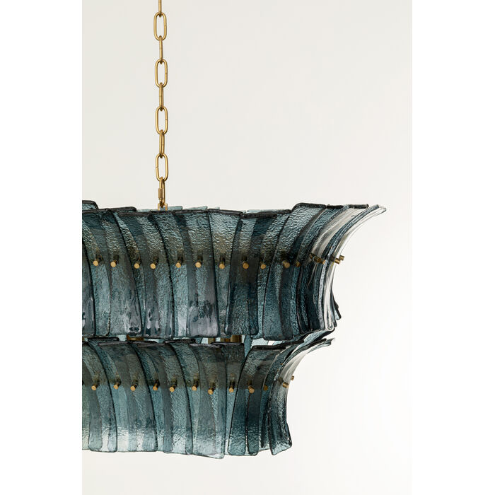 [58056] Pendant Lamp Venezia Blue 130cm - 3
