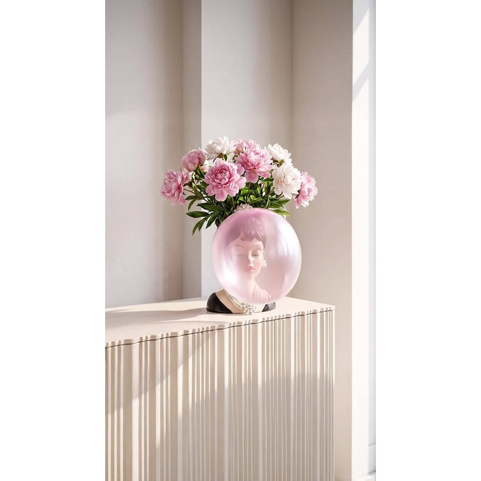 [58060] Vase décoratif Bubble Gum Lady 30cm