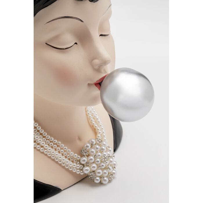 [58060] Deco Vase Bubble Gum Lady 30cm - 4