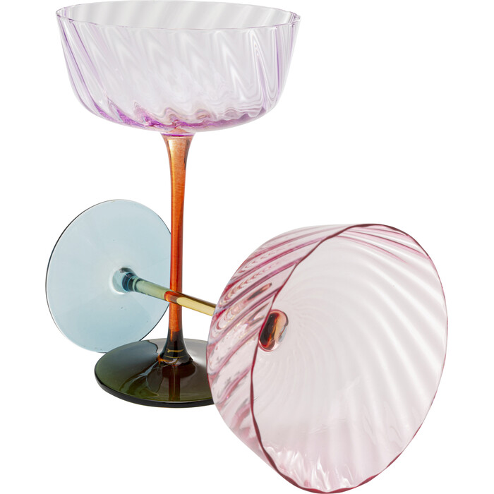 [58119] Copa cava Twist 18cm varios