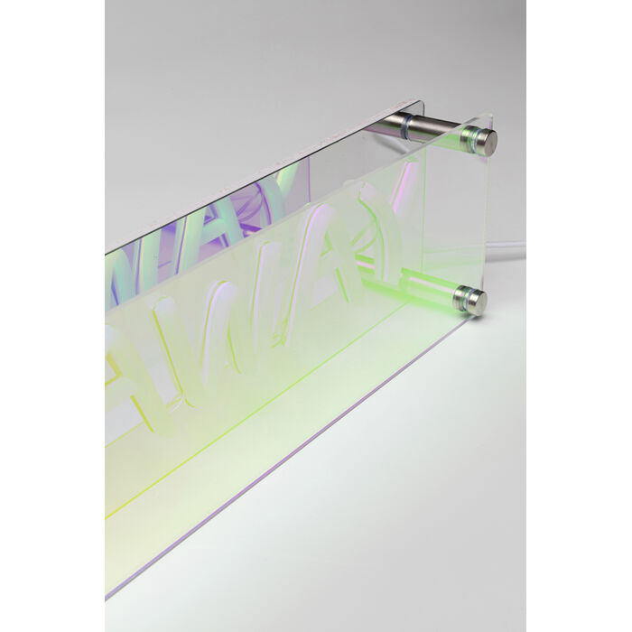 [58140] Table Lamp LED Font STAY AWAY - 4