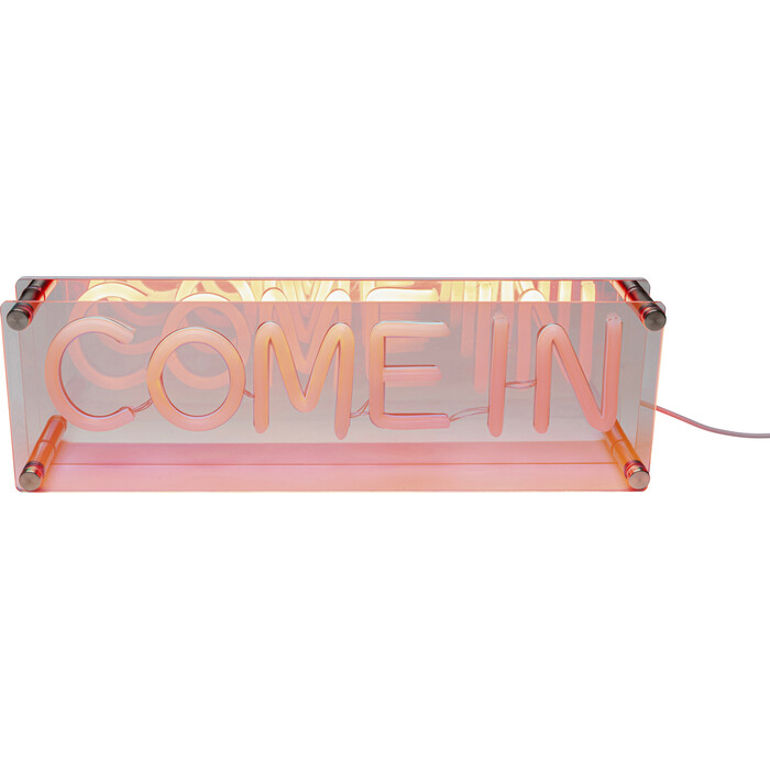 [58141] Lámpara mesa LED Texto Come In