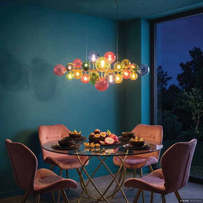 Pendant Lamp Scala Balls Colore 122cm