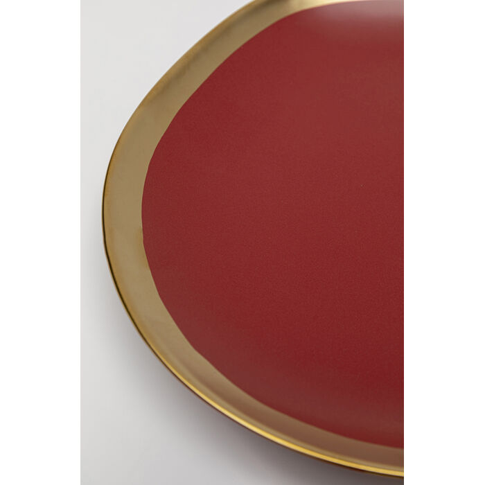 [58151] Plato Postre Vibrations Rojo Ø21cm - 4
