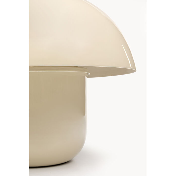 [58170] Table Lamp Mushroom Shiny Ecru 27cm - 3
