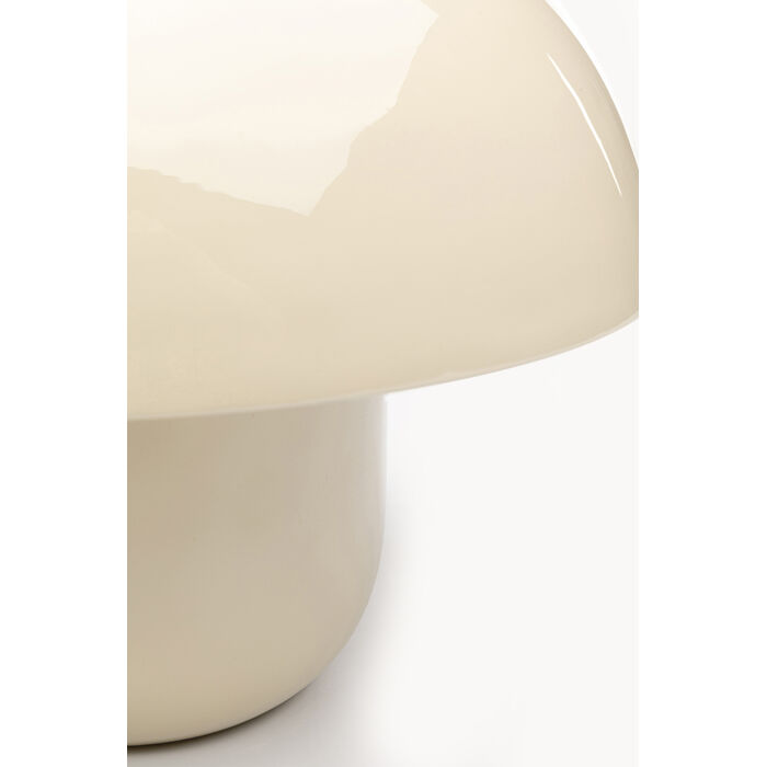[58170] Table Lamp Mushroom Shiny Ecru 27cm - 4