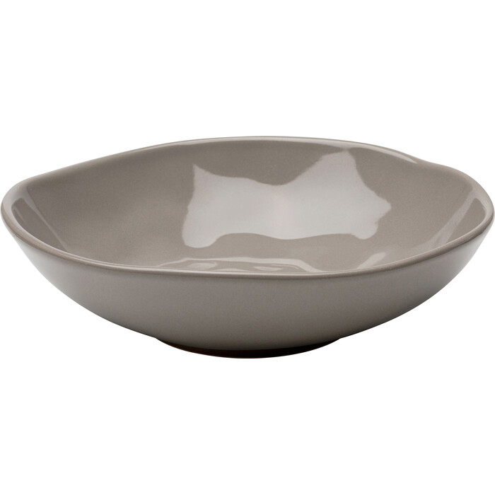 [58174] Plate Deep Organic Grey Ø22cm