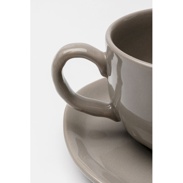 [58187] Taza con platillo Organic Gris - 3