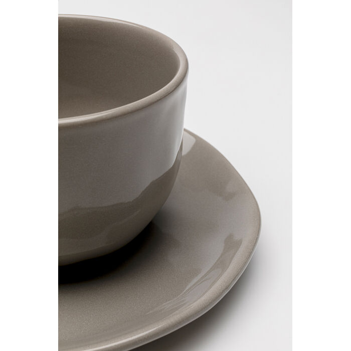 [58187] Taza con platillo Organic Gris - 4