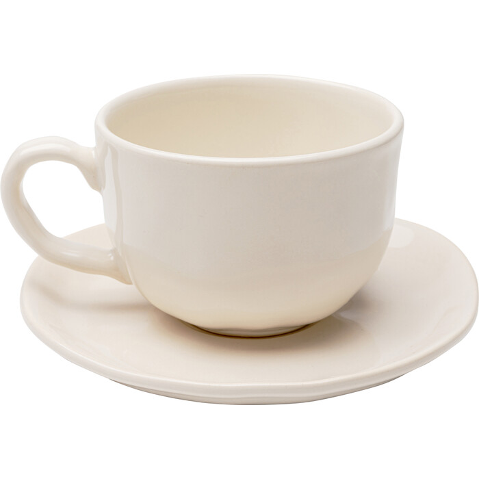 [58188] Tasse avec soucoupe Organic crème