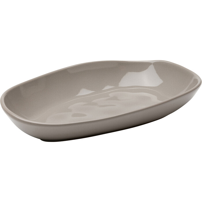 [58195] Assiette Organic gris 25cm