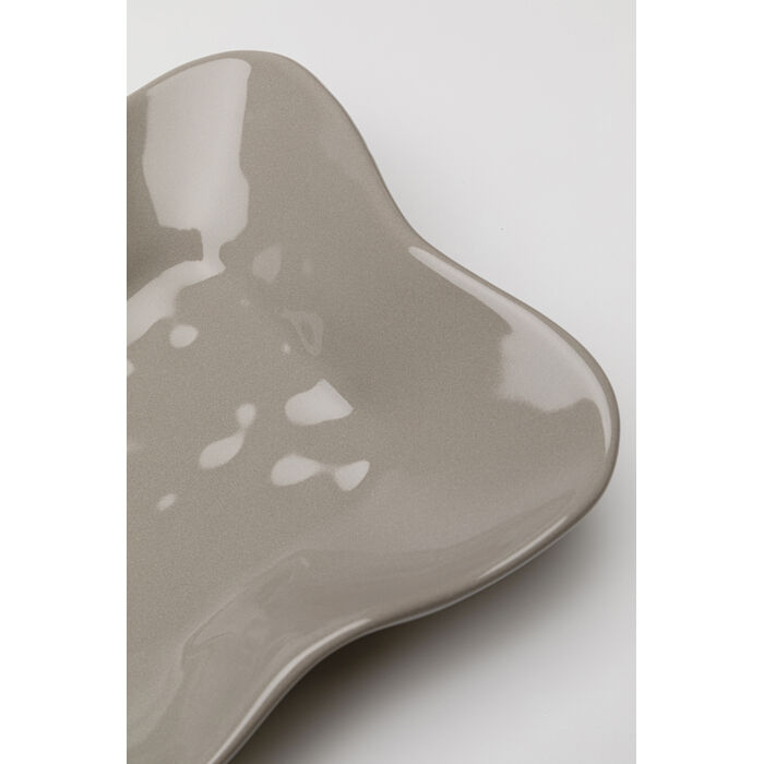 [58196] Serving Plate Organic Grey 17x26cm - 4