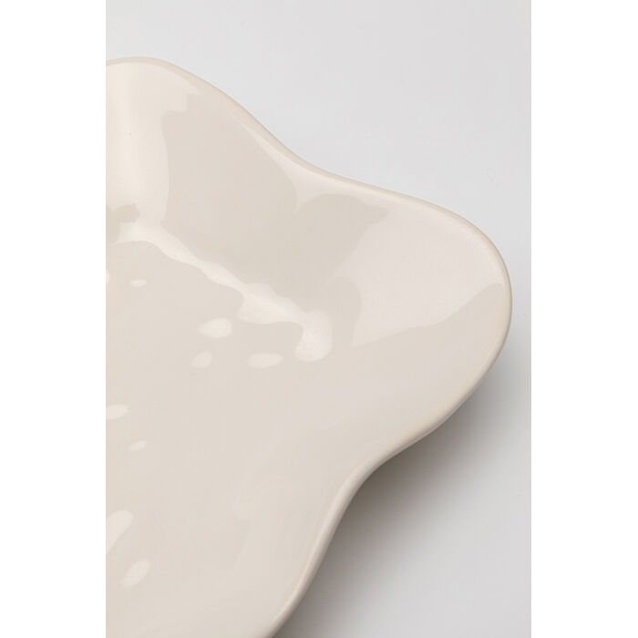 [58197] Serving Plate Organic Cream 17x26cm - 3
