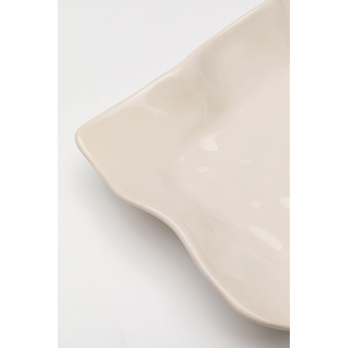 [58197] Serving Plate Organic Cream 17x26cm - 4