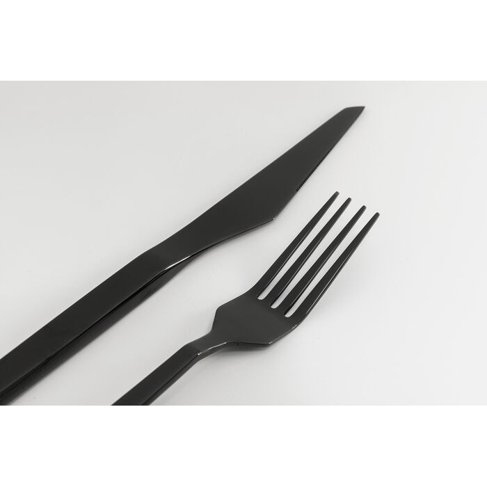 [58214] Couverts Adella Shiny noir (16/pcs) - 3