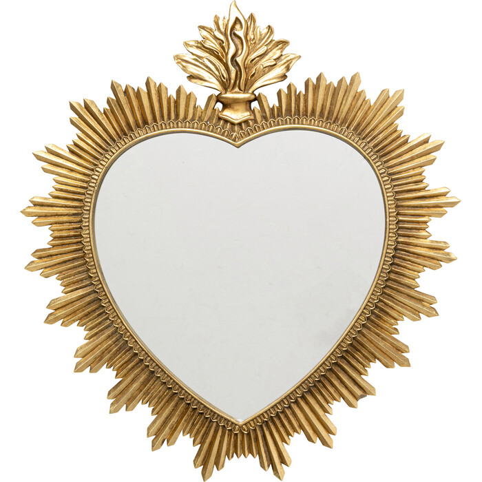 [58284] Deco pared Heart Mirror 49x54cm