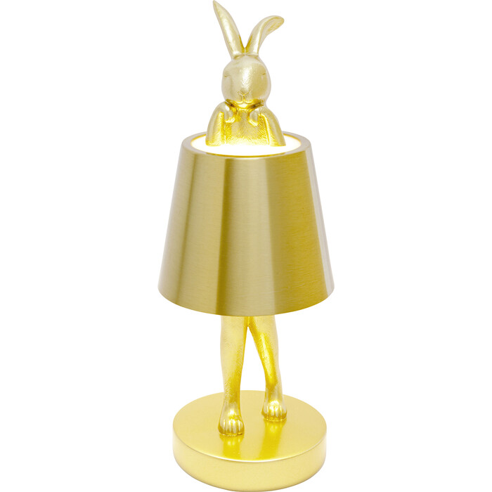 Table Lamp Animal Rabbit LED Gold 29cm