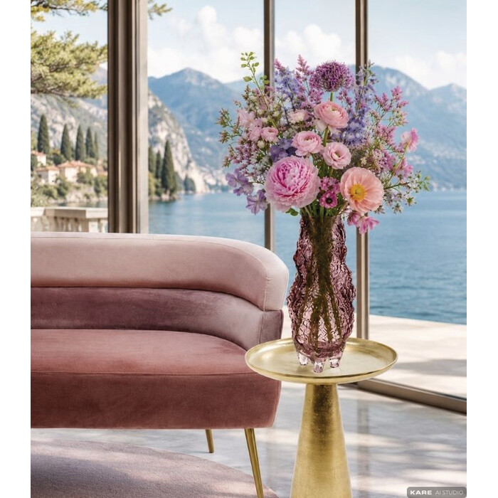 [58326] Vase Frozy rouge 41cm - 2