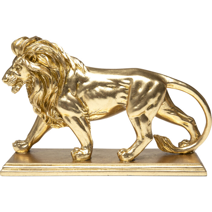 [58381] Figurine décorative Lion doré 31cm