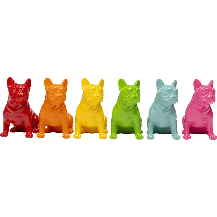 [58394] Deco Figurine Perro Sit Colore 9cm Assorted