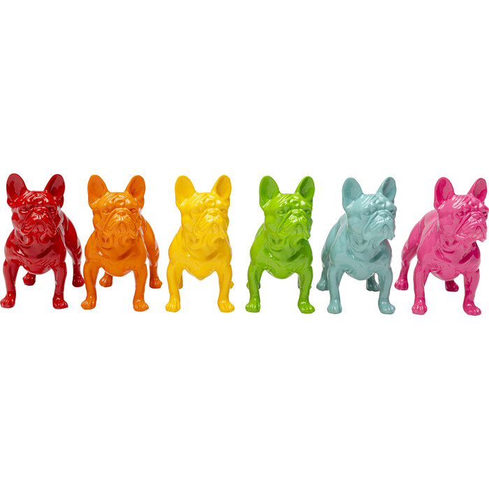 [58395] Deco Figurine Perro Colore 8cm Assorted
