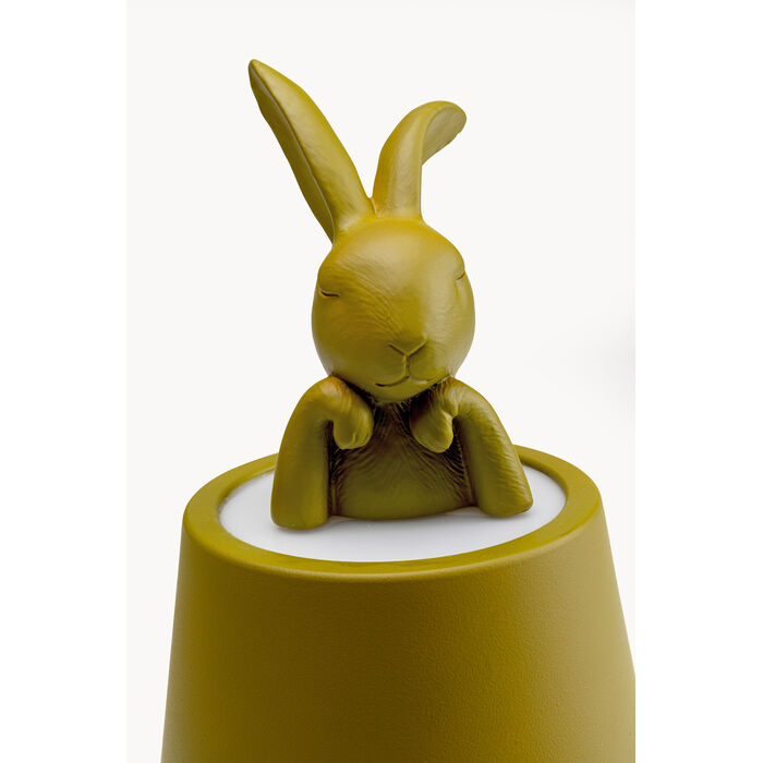 [58429] Table Lamp Animal Rabbit LED Green 29cm - 3