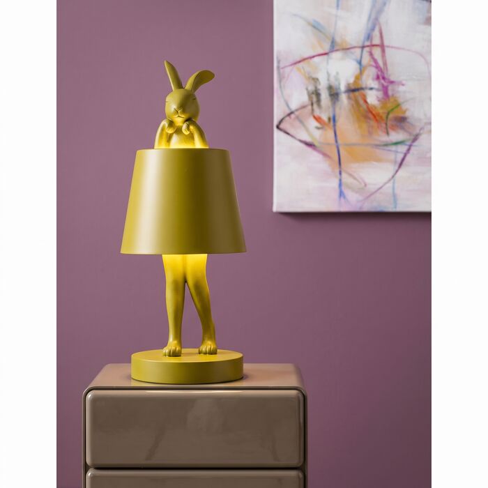 Table Lamp Animal Rabbit LED Green 29cm